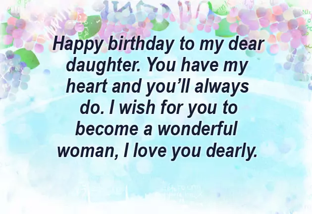 Happy Birthday To 3 Year Old Daughter