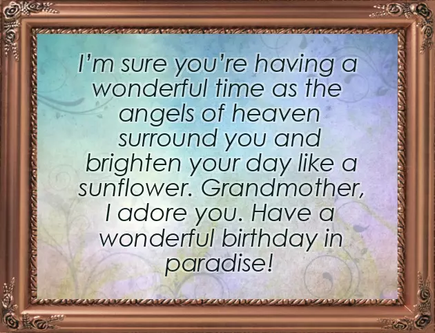 Happy Birthday Grandma Heaven Happy Birthday Grandma Heaven