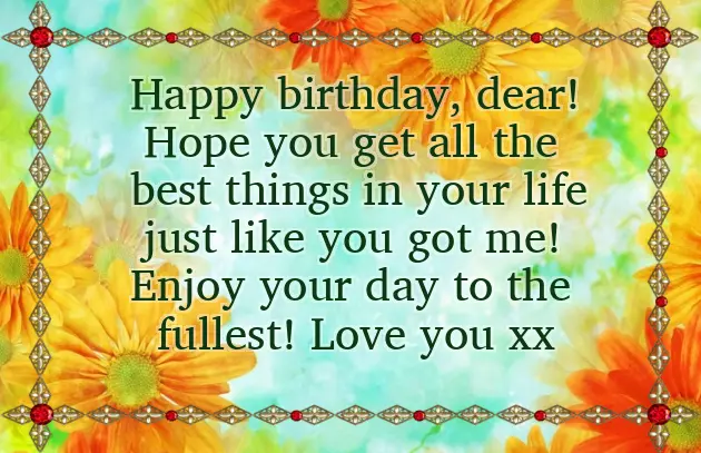 Birthday Wishes To My Woman