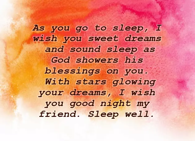 Night Message For Friend Night Message For Friend