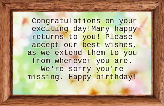 Birthday Wishes On Flowers