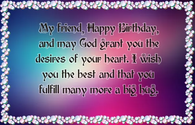 Birthday Wishes To A Male