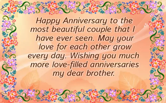 Happy Anniversary Bhaiya And Bhabhi Wishes