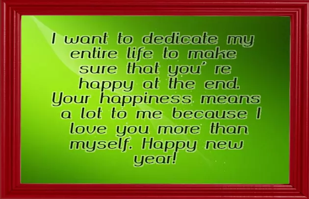 Romantic New Year Messages
