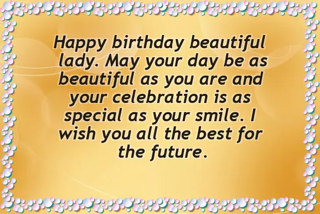 Happy Birthday For A Lovely Lady Happy Birthday For A Lovely Lady