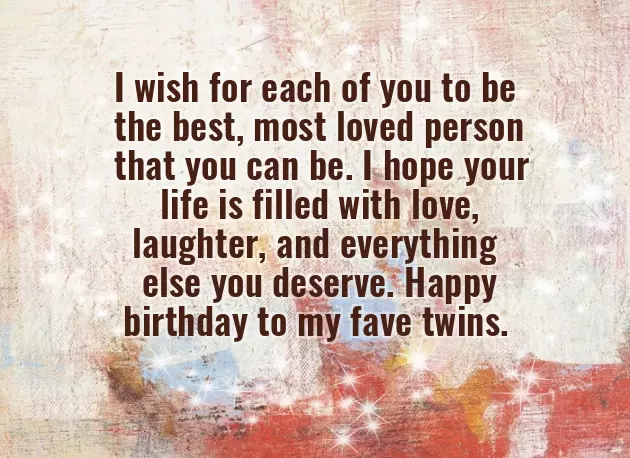 Birthday Wishes For Twins Birthday Wishes For Twins