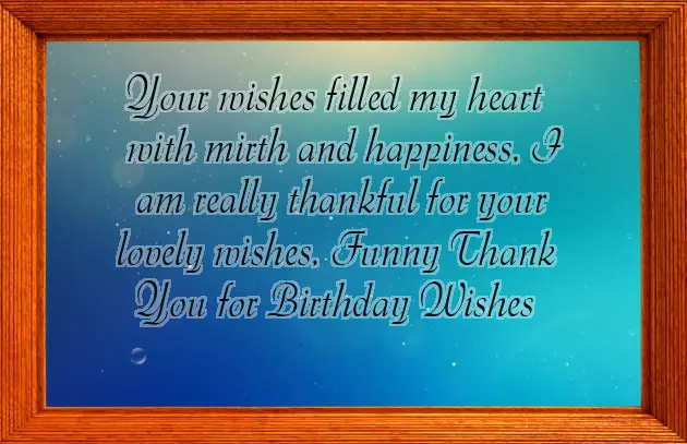 Birthday Wishes Thanks