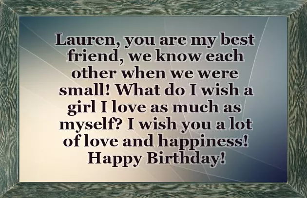 Happy Birthday Lauren Happy Birthday Lauren