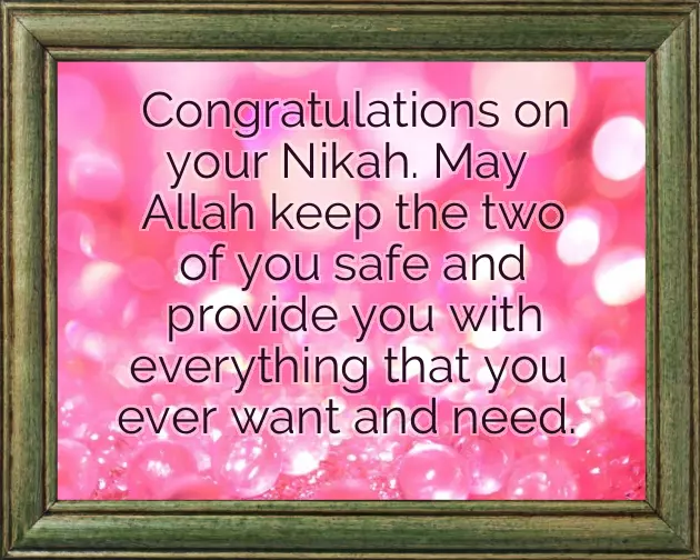 Congratulations For Nikah