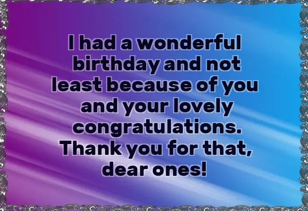 Thanks Saying Message For Birthday Wishes Thanks Saying Message For Birthday Wishes