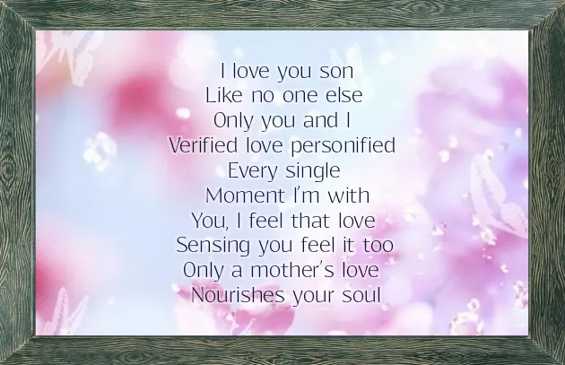Poems For Mom From Son Poems For Mom From Son