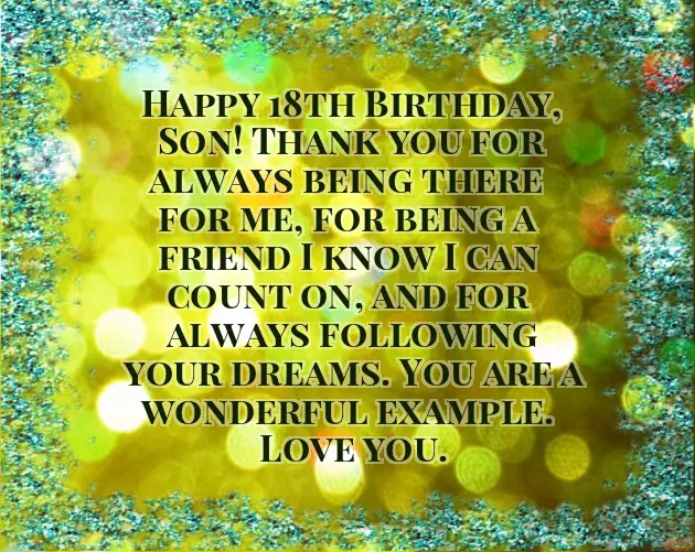 18Th Birthday Poem For Son