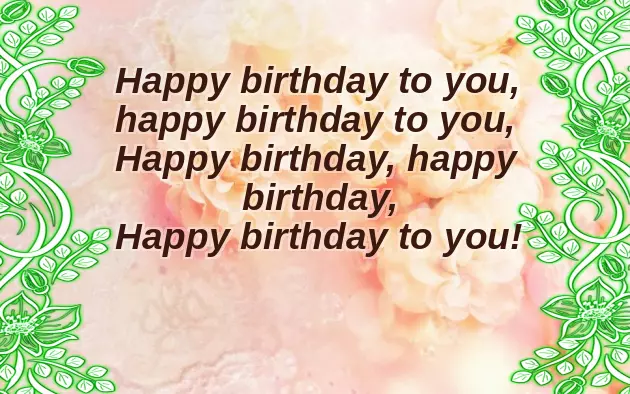 Happy Birthday To Ya