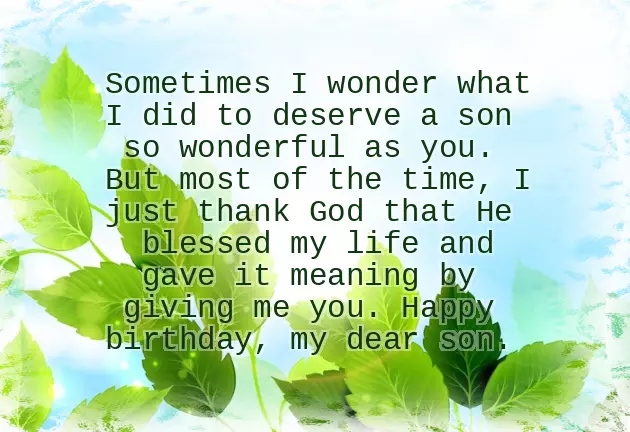 First Birthday Wishes From Parents To Son