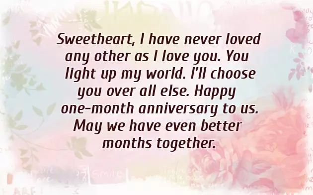 1St Month Anniversary Quotes 1St Month Anniversary Quotes
