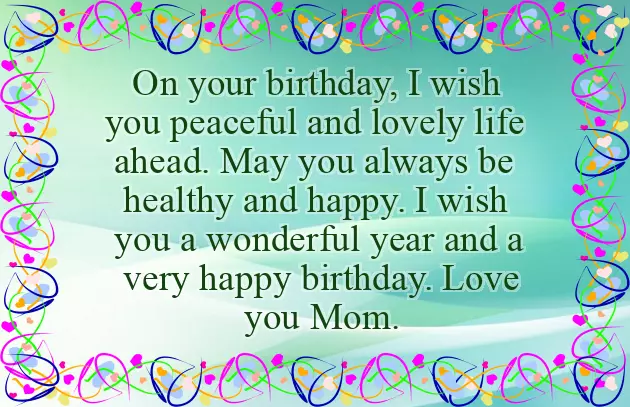 Best Wishes To Mother On Her Birthday Best Wishes To Mother On Her Birthday