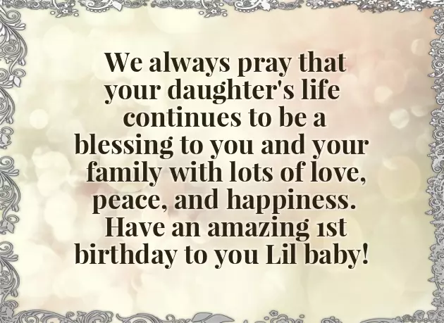 Happy Birthday Quotes For Cute Baby Girl