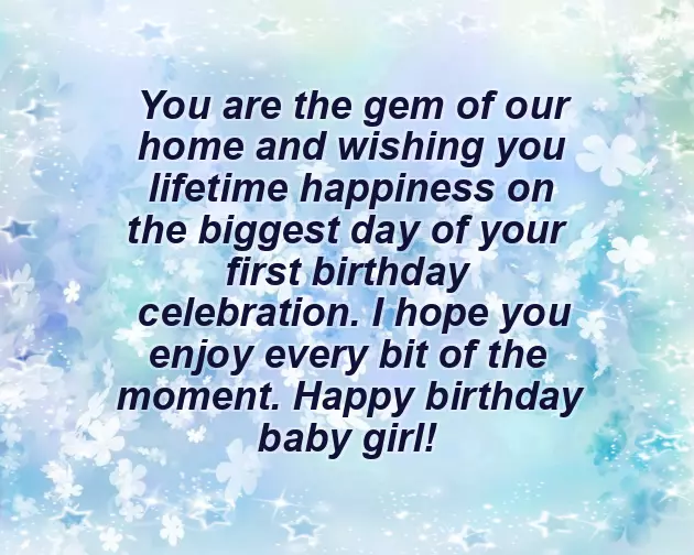Girl Baby Birthday Wishes Girl Baby Birthday Wishes