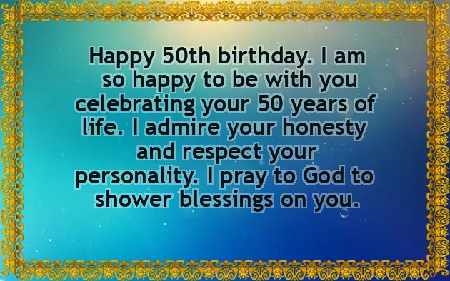 50Yrs Birthday Wishes