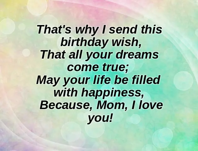 Birthday Wishes For Mum Birthday Wishes For Mum