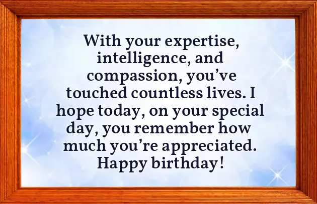 Birthday Wishes For Doctor Daughter