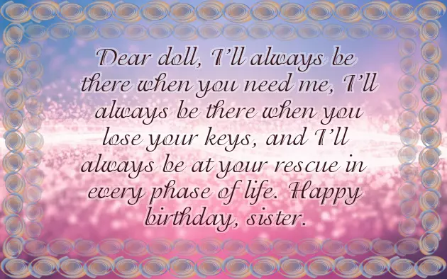 Baby Sister Birthday Quotes