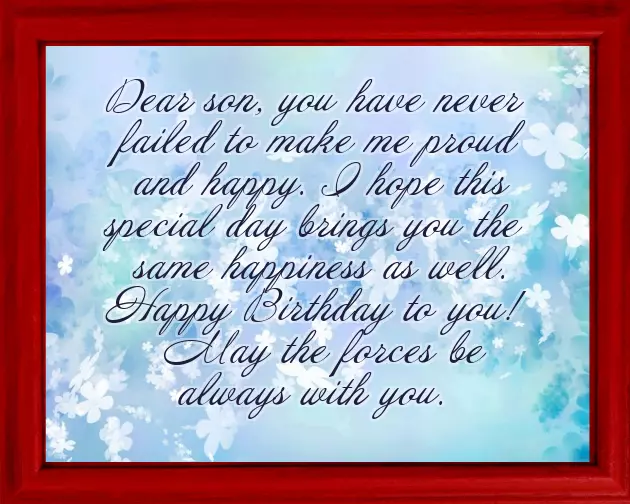 Happy Birthday Wishes To Son From Dad Happy Birthday Wishes To Son From Dad