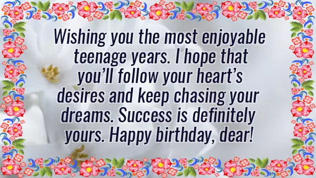 Birthday Greetings For Teenager Birthday Greetings For Teenager