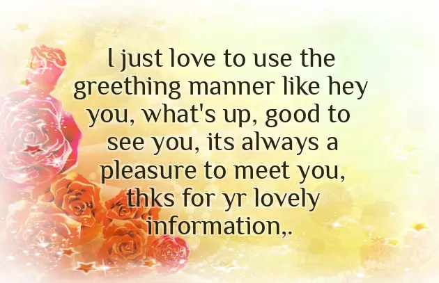 Ways Of Greeting In English Ways Of Greeting In English