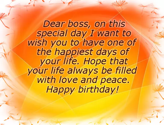 Happy Birthday Message To A Boss Happy Birthday Message To A Boss