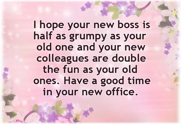 Congrats On New Position