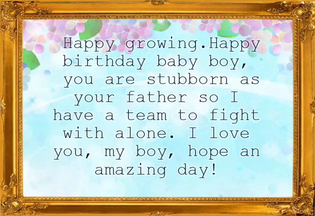 First Birthday Wishes To My Son