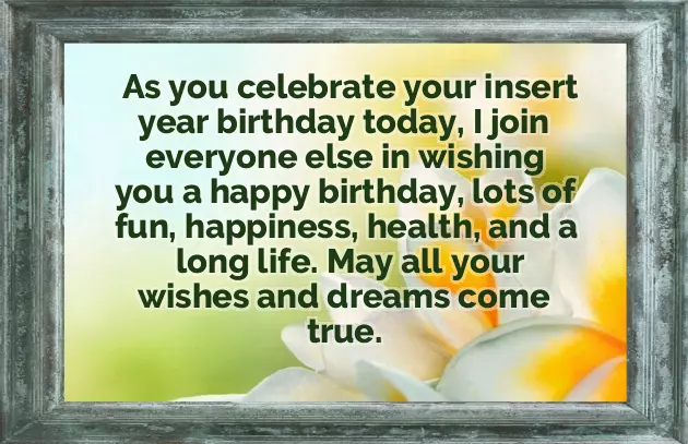 Birthday Wishes To 60 Year Old Man