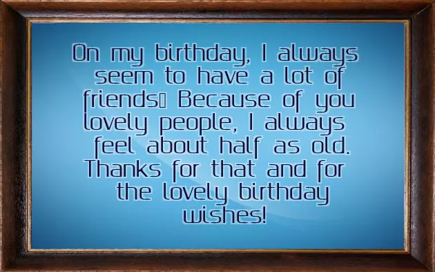 Status Of Thanks For Birthday Wishes