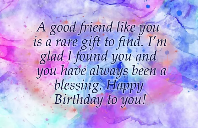 Birthday Wishes For Male Friend From Female Friend