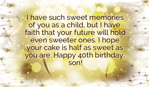 40Th Birthday Wishes Brother