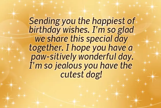 Birthday Wishes From The Dog