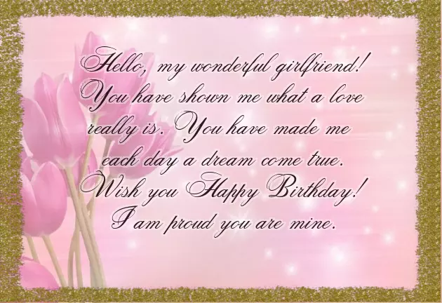 Birthday Wish For Gf English Birthday Wish For Gf English