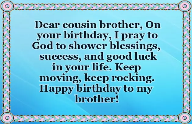 Birthday Wishes To A Junior Brother