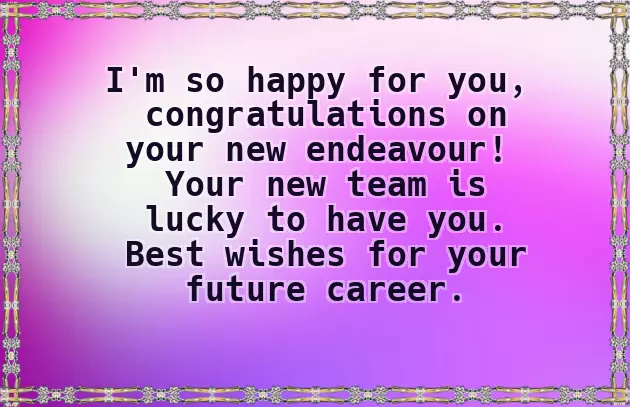 Congrats Someone For New Job Congrats Someone For New Job