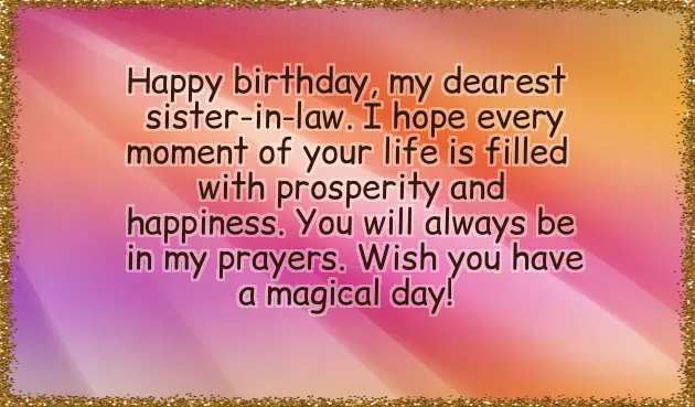 Sister Law Birthday Wishes Sister Law Birthday Wishes