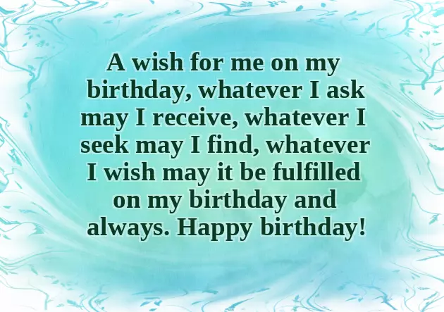 Birthday Message For Self Birthday Message For Self