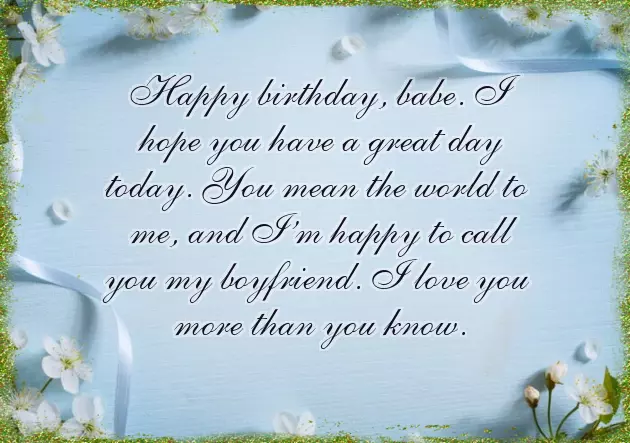 Birthday Wishes For Him With Love