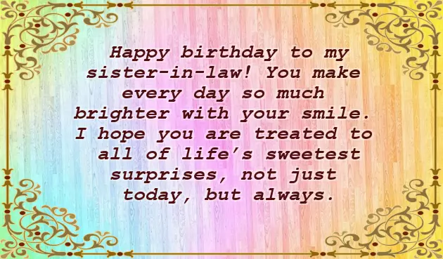 Happy Birthday Sister In Law Gif