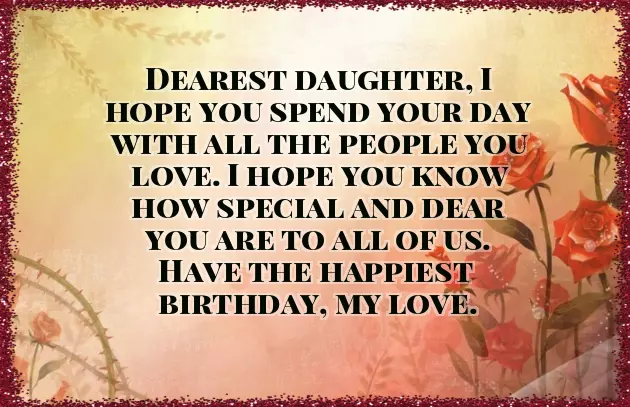 Happy Birthday Words For Daughter Happy Birthday Words For Daughter