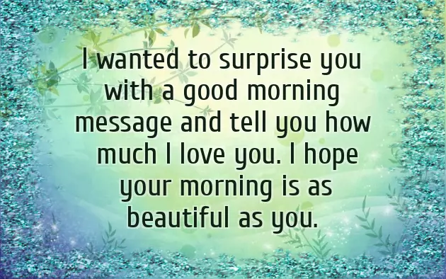 Good Morning Message For Your Woman Good Morning Message For Your Woman