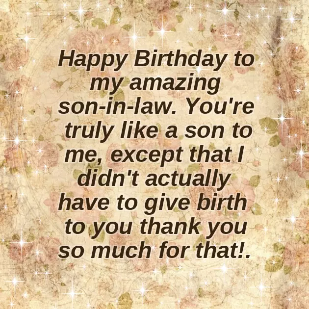 Birthday Quotes To Son In Law Birthday Quotes To Son In Law