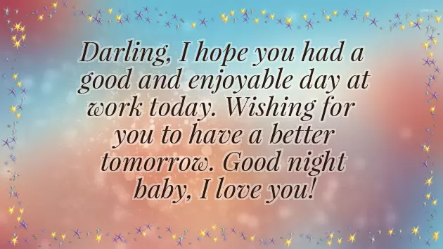 Good Night Sweet Dreams Take Care Love