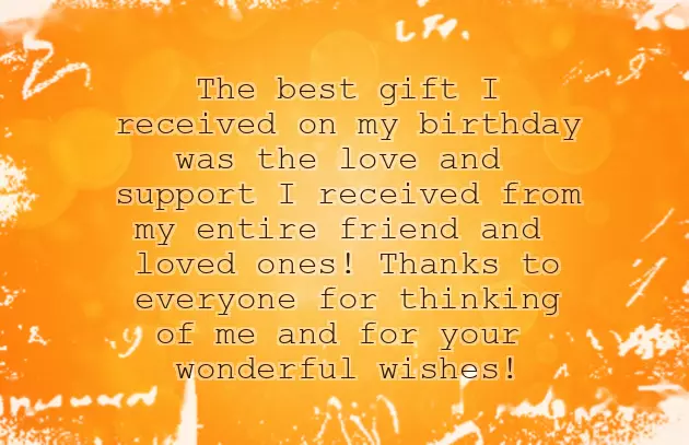 Appreciation Text For Birthday