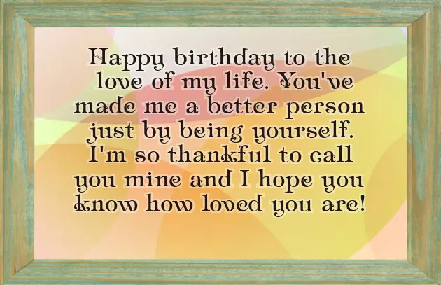 Happy Birthday My Love Hubby